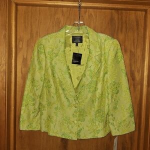 🌟 Carmen Marc Valvo Beaded Jacket Blazer Womens Size 12 NWT